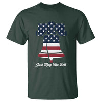 Vintage Liberty Bell T Shirt Just Ring The Bell USA Flag - Wonder Print Shop