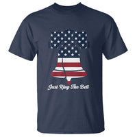 Vintage Liberty Bell T Shirt Just Ring The Bell USA Flag - Wonder Print Shop