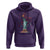 Funny America France Heritage Month Hoodie Statue of Liberty With Croissant - Wonder Print Shop
