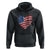 4th of July American Flag Heart USA Patriotic Hoodie Star Stripes - Wonder Print Shop