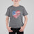4th of July American Flag Heart USA Patriotic T Shirt For Kid Star Stripes - Wonder Print Shop
