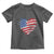4th of July American Flag Heart USA Patriotic Toddler T Shirt Star Stripes - Wonder Print Shop