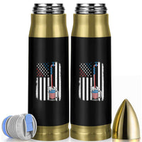 Funny Pouring Beer American Flag 4th Of July Craft Brewery Bullet Tumbler - Wonder Print Shop