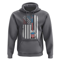 Funny Pouring Beer American Flag 4th Of July Craft Brewery Hoodie - Wonder Print Shop