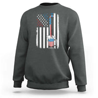 Funny Pouring Beer American Flag 4th Of July Craft Brewery Sweatshirt - Wonder Print Shop