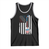 Funny Pouring Beer American Flag 4th Of July Craft Brewery Tank Top - Wonder Print Shop