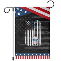 Funny Pouring Beer American Flag 4th Of July Craft Brewery Garden Flag
