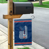 Funny Pouring Beer American Flag 4th Of July Craft Brewery Garden Flag