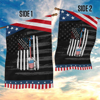 Funny Pouring Beer American Flag 4th Of July Craft Brewery Garden Flag