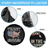 Funny Support The Country You Live In Spare Tire Cover American Flag Map We The People Patriotic - Wonder Print Shop