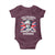 Funny The Colonies Are Quite Rowdy This Evening Baby Onesie Queen 4th Of July - Wonder Print Shop