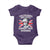 Funny The Colonies Are Quite Rowdy This Evening Baby Onesie Queen 4th Of July - Wonder Print Shop