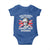 Funny The Colonies Are Quite Rowdy This Evening Baby Onesie Queen 4th Of July - Wonder Print Shop