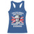Funny The Colonies Are Quite Rowdy This Evening Racerback Tank Top Queen 4th Of July - Wonder Print Shop