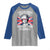 Funny The Colonies Are Quite Rowdy This Evening Raglan Shirt Queen 4th Of July - Wonder Print Shop