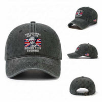 Funny The Colonies Are Quite Rowdy This Evening Washed Cotton Baseball Cap Queen 4th Of July