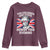 Funny The Colonies Are Quite Rowdy This Evening Youth Sweatshirt Queen 4th Of July - Wonder Print Shop