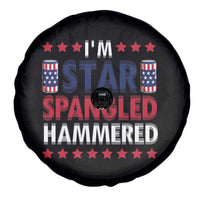 Funny 4th Of July Beer Drinking Lover Spare Tire Cover I'm Star Spangled Hammered - Wonder Print Shop