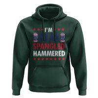 Funny 4th Of July Beer Drinking Lover Hoodie I'm Star Spangled Hammered - Wonder Print Shop