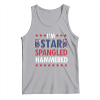 Funny 4th Of July Beer Drinking Lover Tank Top I'm Star Spangled Hammered - Wonder Print Shop
