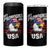 Funny My Pronouns Are USA 4th of July 4 in 1 Can Cooler Tumbler Patriotic Eagle American Flag - Wonder Print Shop