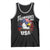 Funny My Pronouns Are USA 4th of July Tank Top Patriotic Eagle American Flag - Wonder Print Shop