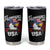 Funny My Pronouns Are USA 4th of July Tumbler Cup Patriotic Eagle American Flag - Wonder Print Shop