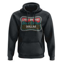 Living On That Blue Collar Dollar Hoodie Leopard Print - Wonder Print Shop