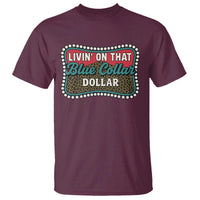 Living On That Blue Collar Dollar T Shirt Leopard Print - Wonder Print Shop