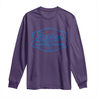 Funny Spoiled By My Blue Collar Man Long Sleeve Shirt - Wonder Print Shop