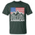 Blue Collar American T Shirt Dirty Hands Clean Money Vintage American Flag Mountain - Wonder Print Shop