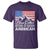 Blue Collar American T Shirt Dirty Hands Clean Money Vintage American Flag Mountain - Wonder Print Shop