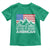 Blue Collar American Toddler T Shirt Dirty Hands Clean Money Vintage American Flag Mountain - Wonder Print Shop