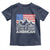 Blue Collar American Toddler T Shirt Dirty Hands Clean Money Vintage American Flag Mountain - Wonder Print Shop