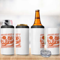 Funny Hotter Than A Hoochie Coochie 4 in 1 Can Cooler Tumbler Summer Racoon Music - Wonder Print Shop