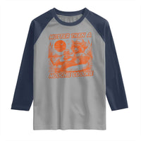 Funny Hotter Than A Hoochie Coochie Raglan Shirt Summer Racoon Music - Wonder Print Shop