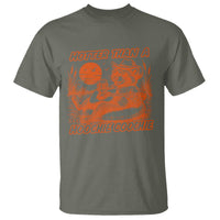 Funny Hotter Than A Hoochie Coochie T Shirt Summer Racoon Music - Wonder Print Shop
