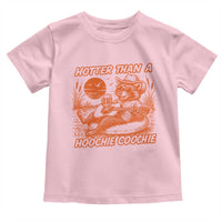 Funny Hotter Than A Hoochie Coochie Toddler T Shirt Summer Racoon Music - Wonder Print Shop