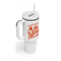 Funny Hotter Than A Hoochie Coochie Tumbler With Handle Summer Racoon Music - Wonder Print Shop