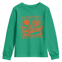 Funny Hotter Than A Hoochie Coochie Youth Sweatshirt Summer Racoon Music - Wonder Print Shop