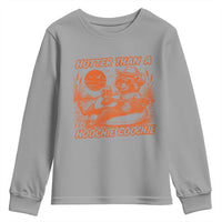 Funny Hotter Than A Hoochie Coochie Youth Sweatshirt Summer Racoon Music - Wonder Print Shop