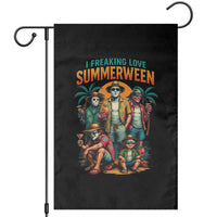 Funny I Freaking Love Summerween Garden Flag Horror Halloween Summer - Wonder Print Shop