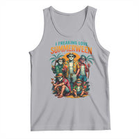 Funny I Freaking Love Summerween Tank Top Horror Halloween Summer - Wonder Print Shop