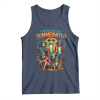 Funny I Freaking Love Summerween Tank Top Horror Halloween Summer - Wonder Print Shop