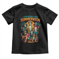 Funny I Freaking Love Summerween Toddler T Shirt Horror Halloween Summer - Wonder Print Shop