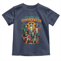 Funny I Freaking Love Summerween Toddler T Shirt Horror Halloween Summer - Wonder Print Shop