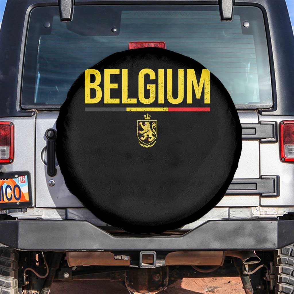 Belgium Belgian Flag Spare Tire Cover Belgian Lion Coat of Arms Belgie Souvenir