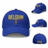 Belgium Belgian Flag Baseball Cap Belgian Lion Coat of Arms Belgie Souvenir