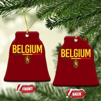 Belgium Belgian Flag Ceramic Ornament Belgian Lion Coat of Arms Belgie Souvenir