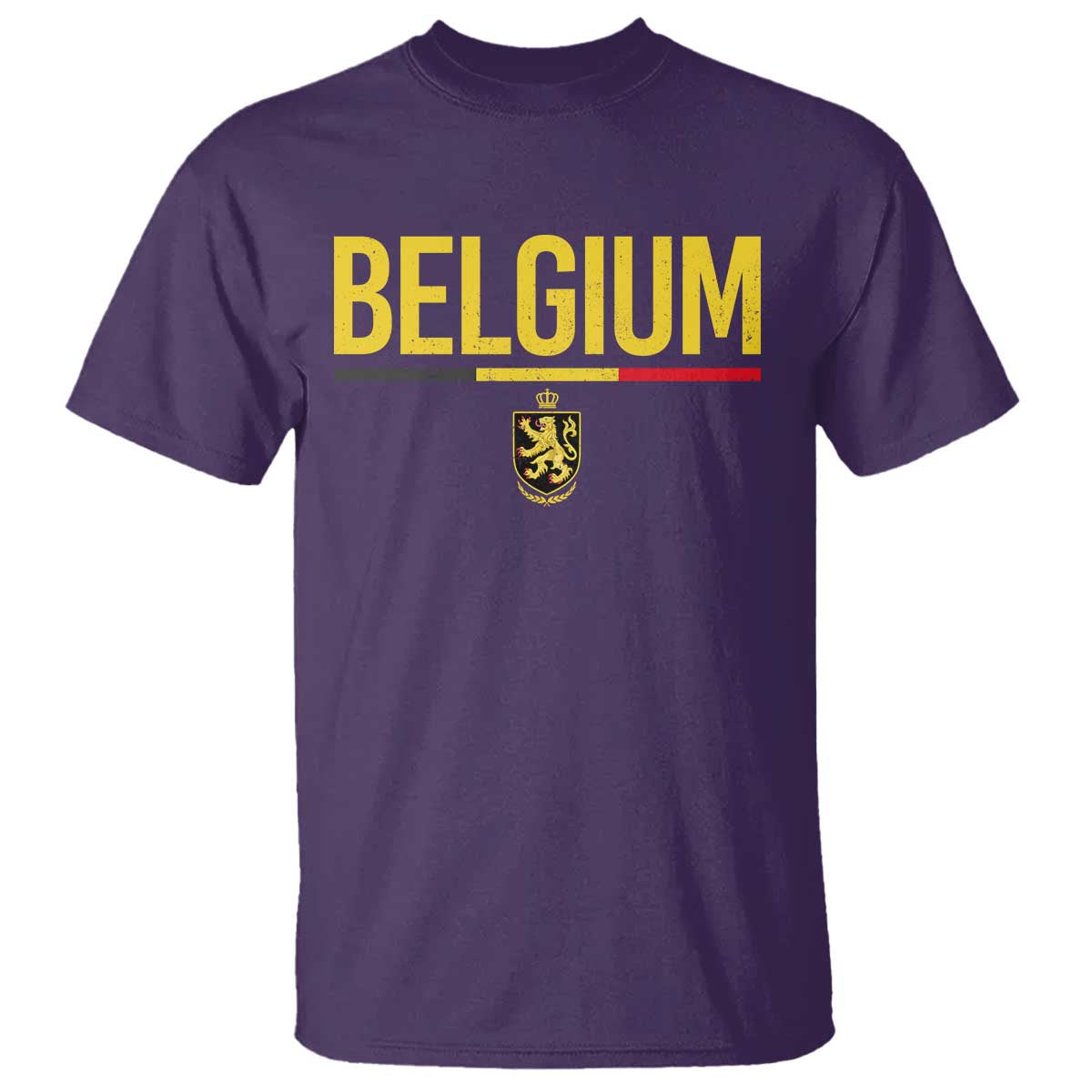 Belgium Belgian Flag T Shirt Belgian Lion Coat of Arms Belgie Souvenir